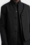 La Haine Inside Us | SS25 - Double front pinstripe blazer jacket