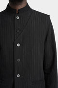 La Haine Inside Us | SS25 - Double front pinstripe blazer jacket