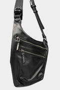 Meng horse leather harness vest bag