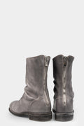 Back zip leather boots | 988ZX