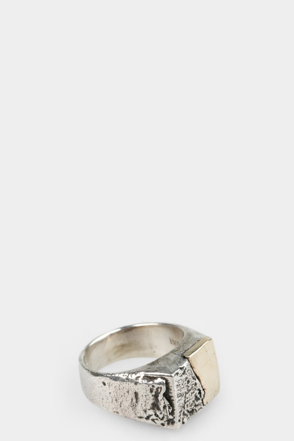Enri Mars | Silver & gold square rings