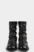 Side zip leather boots | 698X