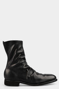 Side zip leather boots | 698X