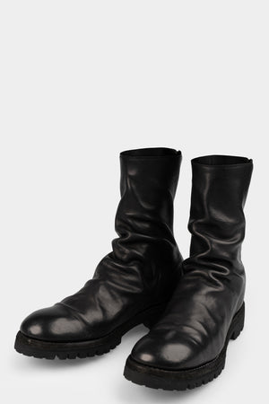 Guidi 788VX - Back zip high top boots, Black / Horse Full Grain