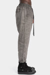 Thom Krom | SS26 - Cropped linen pants, Vegetal black MP49