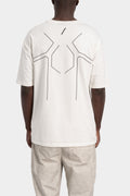 Back print t-shirt, White