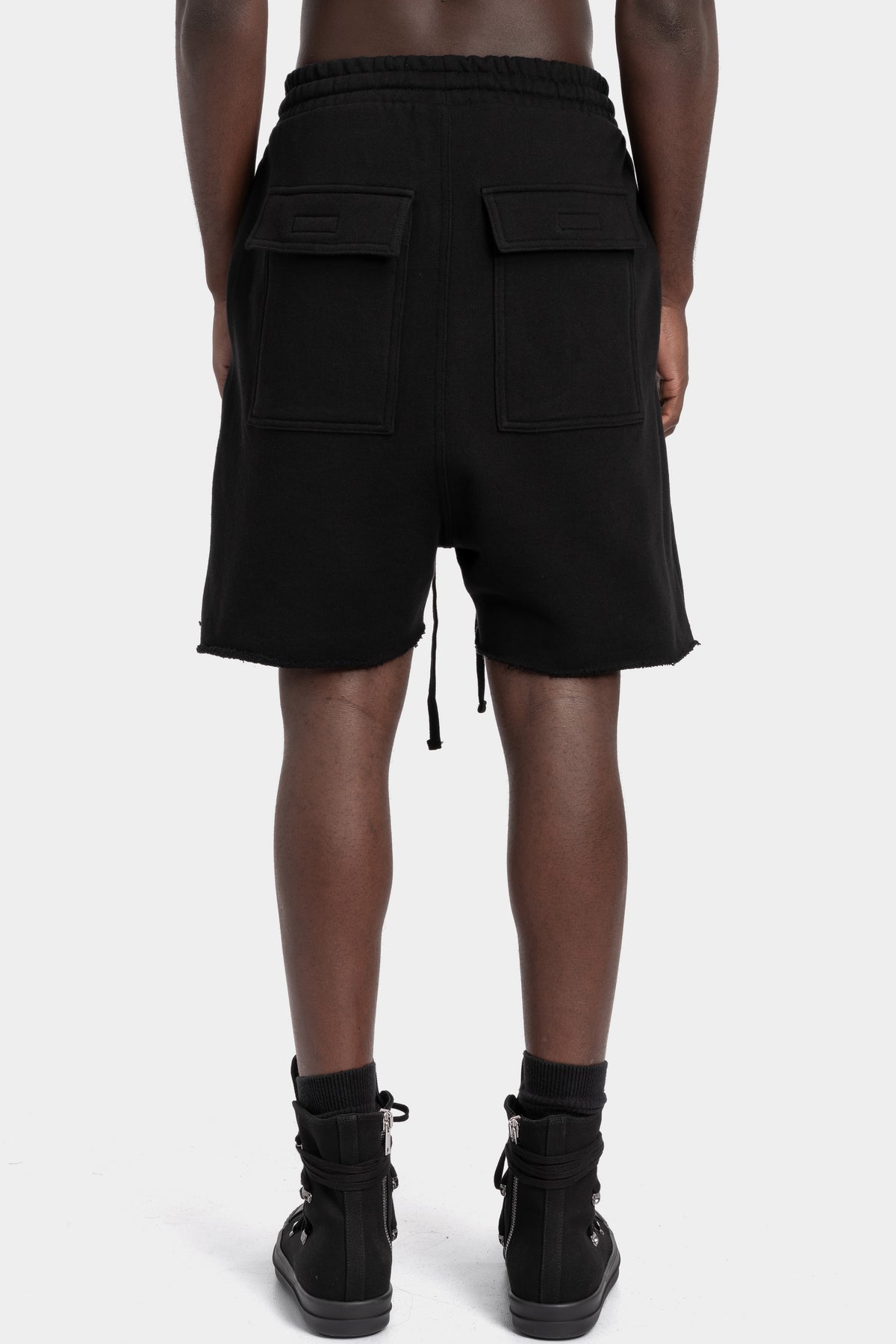 Thom Krom | SS26 - Cotton sweat shorts, Black MST519