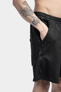 P27 - Coated cotton sweat shorts