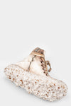 Culture Of Brave | High top drip sole laced sneakers, Chalk