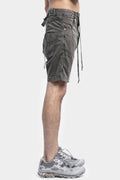 Buckled shorts, Acid grey