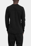 Cotton jersey shirt, Black