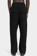 Thom Krom | SS26 - Drop crotch cotton sweatpants, Black MST518