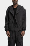 La Haine Inside Us | SS25 - Detachable sleeves hooded bomber jacket