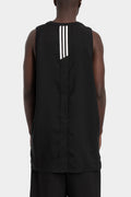 Y-3 Buttoned back basketball tank