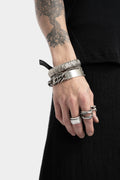 GOTI | Large eyelet leather bracelet