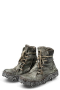 Culture of Brave | High top fold melt sole laced sneakers MELM2