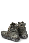 Culture of Brave | High top fold melt sole laced sneakers MELM2