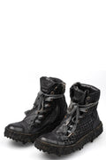 Culture of Brave Perforated High top melt sole laced sneakers MELM3