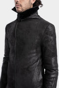 NostraSantissima | AW24 - Faux leather fur collar jacket