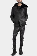 NostraSantissima | AW24 - Faux leather fur collar jacket