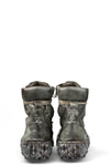 Culture of Brave | High top fold melt sole laced sneakers MELM2