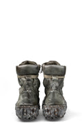 Culture of Brave | High top fold melt sole laced sneakers MELM2