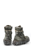 Culture of Brave | High top fold melt sole laced sneakers MELM2