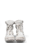 Culture of Brave Perforated High top melt sole laced sneakers MELM3