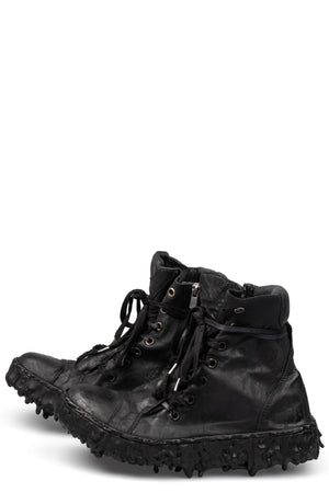 Culture Of Brave | High top melt sole laced wrap front sneakers MELM2W