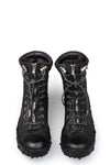 Culture of Brave | High top melt sole front zip sneakers, Coal MELH1W