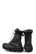 Culture of Brave | High top melt sole front zip sneakers, Coal MELH1W