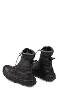 Culture of Brave | High top melt sole front zip sneakers, Coal MELH1W