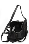Werkschwarz | Small leather weekender bag, WERK 48F