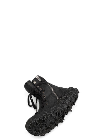 Culture Of Brave | High top melt sole laced wrap front sneakers MELM2W
