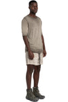 Thom Krom | SS26 - Layered t-shirt, Cold dye olive MTS940
