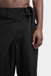 Joe Chia | AW25 - Front wrap wool blend pants, PA2523