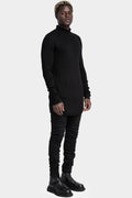 Julius_7 | AW24 - High neck wool knit sweater