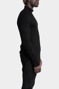 Julius_7 | AW24 - High neck wool knit sweater