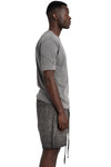 Thom Krom | SS26 - Tonal stitch cotton t-shirt, Dark used grey MTS934