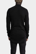 Julius_7 | AW24 - High neck wool knit sweater