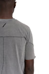 Thom Krom | SS26 - Tonal stitch cotton t-shirt, Dark used grey MTS934