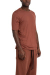 Thom Krom | SS26 - Modal T-shirt, Red wood MTS938
