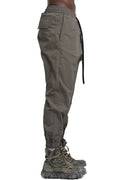 Thom Krom | SS26 - Low crotch tech pants, Olive earth MP48