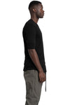 Layered t-shirt, Black MTS940