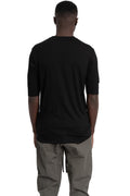 Layered t-shirt, Black MTS940
