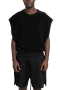 Cotton vest, Black