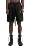 Linen shorts, Black