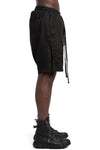 Linen shorts, Black