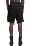 Linen shorts, Black