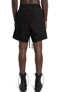 Cotton poplin shorts, Black
